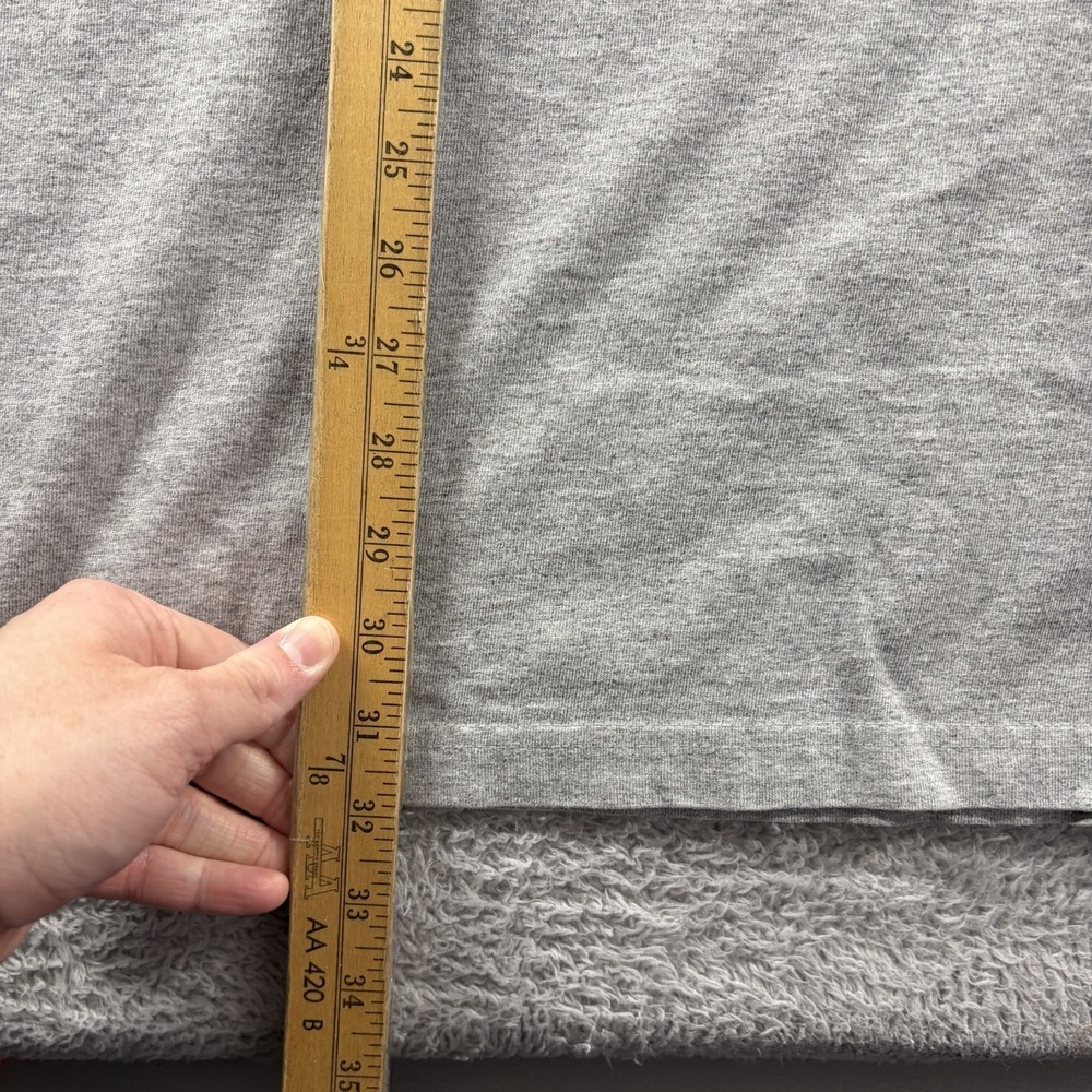 VINTAGE Washington Red Skins Shirt Mens 2XL Gray NFL Apparel Minimalist - Picture 6 of 8